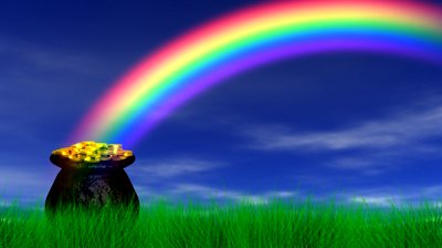 stock-footage-pot-of-gold-at-end-rainbow-reveal-loop